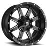 Fuel 1PC D610 MAVERICK 17x9, Bolt Pattern: 6x135/5.5, Offset: 1, GLOSS BLACK MILLED, set of 1 view 1