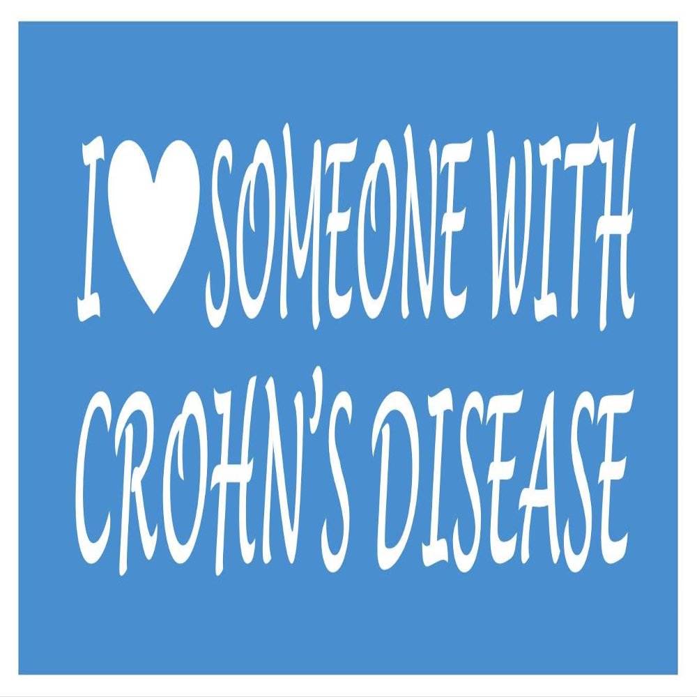 I Love Someone with Crohn's Disease *H965* 8" Sticker Decal Cure