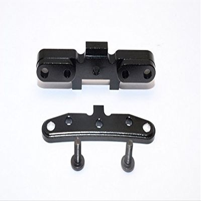 GPM For HPI WR8 Flux Upgrade Parts Aluminum Rear Arm Bulk - 1Pr Set Black