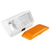 Lumitronics 12V LED Exterior Outdoor Porch Light with On/Off Switch, Removable Clear & Amber Lenses Perfect Outside Replacement Lights for RVs, Motorhomes, Campers, 5th Wheels, Trailers (White) view 1