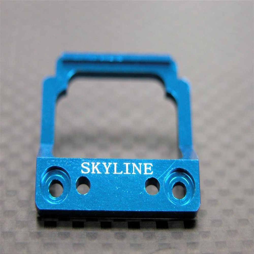 GPM For Kyosho Mini-Z AWD Upgrade Parts Aluminum Front Body Lock Plate For Skyline GT-R (R34) - 1Pc Blue