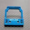 GPM For Kyosho Mini-Z AWD Upgrade Parts Aluminum Front Body Lock Plate For Skyline GT-R (R34) - 1Pc Blue view 1