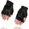 Milwaukee Leather SH217 Men's Black Leather and Mesh Fingerless Gloves (Medium) view 2