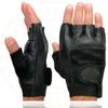 Milwaukee Leather SH217 Men's Black Leather and Mesh Fingerless Gloves (Medium) view 4