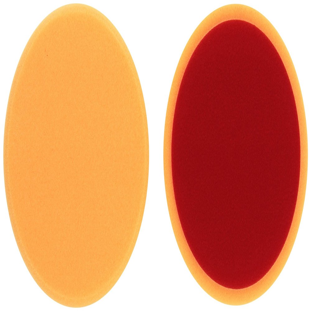 ALCLEAR 5516030AH Polishing Pad Against Holograms, Car Polishing Sponges, Diameter: 160 x 30 mm, Orange, Set of 2, Polishing Pad Polishing Pad Sponge Polishing Foam for Polishing Machine 5516030AH_2