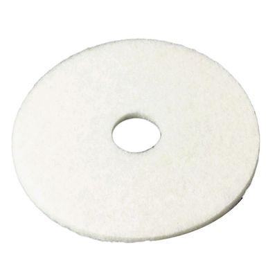 3M White Super Polish Pad, 13, 5/case (4100)