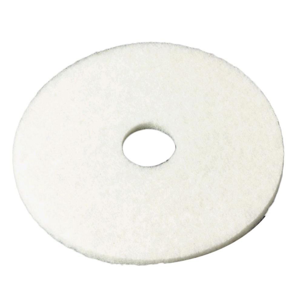 3M White Super Polish Pad, 13, 5/case (4100)