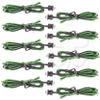 Green 10x 5mm LED Diode Mounting Shroud resistor Motorcycle Turn Signal Accent view 1