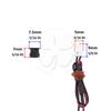 Green 10x 5mm LED Diode Mounting Shroud resistor Motorcycle Turn Signal Accent view 2