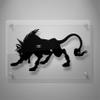 Yoonek Graphics FF7 Nanaki Decal Sticker for Car Window, Laptop and More. # 824 (6" x 10.8", Black) view 2