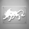 Yoonek Graphics FF7 Nanaki Decal Sticker for Car Window, Laptop and More. # 824 (6" x 10.8", White) view 2