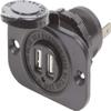 Blue Sea - 1016-BSS 12VDC Socket Dual USB Output 5V 2.1A (10EA) view 1