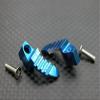 Motor Heat Sink Use For End Bell With Screws (Shape-A) - 1Pr Set Blue view 1