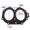 Boat Motor for Yamaha Outboard 689-11181-A2 A1 A0 689-11181-00 Cylinder Head Gasket Cyl 25HP 30HP CV30 C30 Sierra 18-3804 Engine view 2