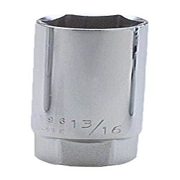 1/2" Drive 6 Point Spark Plug Holding Socket - 13/16"