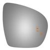 Burco 5602B Convex Passenger Side Power Replacement Mirror Glass with Lasered Holes to use with Factory Blind Spot Detector for 2014-2016 KIA CADENZA view 1