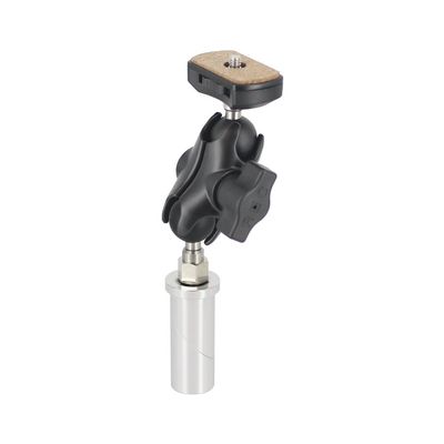 REC-MOUNTS MD-48BBK-S2325 Motorcycle Stem Hole Mount Set, S 0.9-1.0 inches (23-25 mm), Stem Hole Mount Set for Midland Wearable Cameras