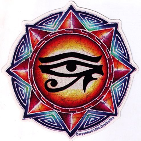 Dye the Sky Eye of Horus - Window Sticker/Decal (5" Circular)