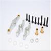 GPM For Tamiya TT-02 Upgrade Parts Aluminum Steering Assembly - 1 Set Silver view 1