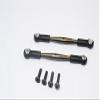 GPM For Tamiya Wild Willy 2 Upgrade Parts Spring Steel Anti-Thread Steering Tie Rod - 1Pr Set Black view 1