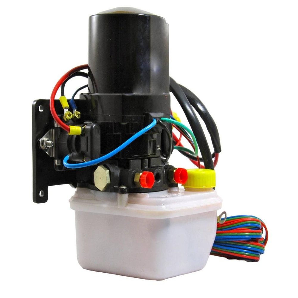 RAREELECTRICAL 12V Hull Mount Tilt Trim Motor Pump Assembly Compatible With 1988-2006 Mercruiser Alpha One Bravo One Two Three 502 540 575 Oildyne Mercury 14336A15 14336A6 88183A8