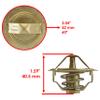 Caltric Thermostat Compatible with Kawasaki Vulcan 1500 Nomad Fi Vn1500 Vn-1500 2000-2004 / Vulcan 1500 Nomad Vn1500 Vn-1500 1999-2001 view 2