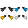 Black Handle Bar End CNC Striker Weight Slider Hollow 7/8 Bars 6mm Slug view 3
