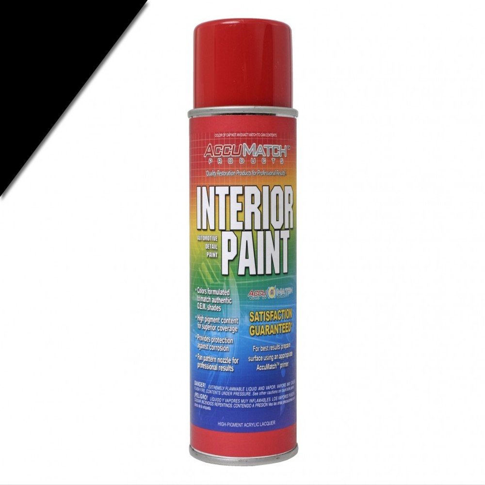 Scott Drake L-4464 ACCUMATCH Interior Paint Black Charcoal 12 Ounce Can - Each