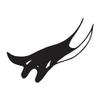 Manta Ray Stingray - Vinyl Decal Sticker - 7.75" x 5.75" - Black view 1