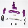 GPM For HPI Savage XS Flux Upgrade Parts Aluminum Steering Assembly With Bearing - 1 Set Purple view 1