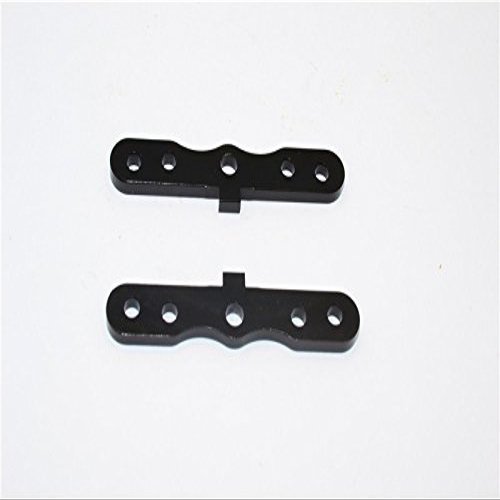 GPM For HPI Savage XS Flux Upgrade Parts Aluminum Front Bulkhead Plate - 2Pcs Black