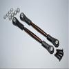 Spring Steel 4mm Thread Tie Rod With 6.8mm Ball Plastic Ends (To Extend 80mm-85mm) - 1Pr Set view 1