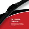 Sixity Auto XTS Frameless Rear Windshield Wiper Blades compatible with Pontiac Montana view 3