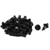uxcell 30 Pcs Black Plastic Splash Clips 6mmx14mmx11mm for Car view 1
