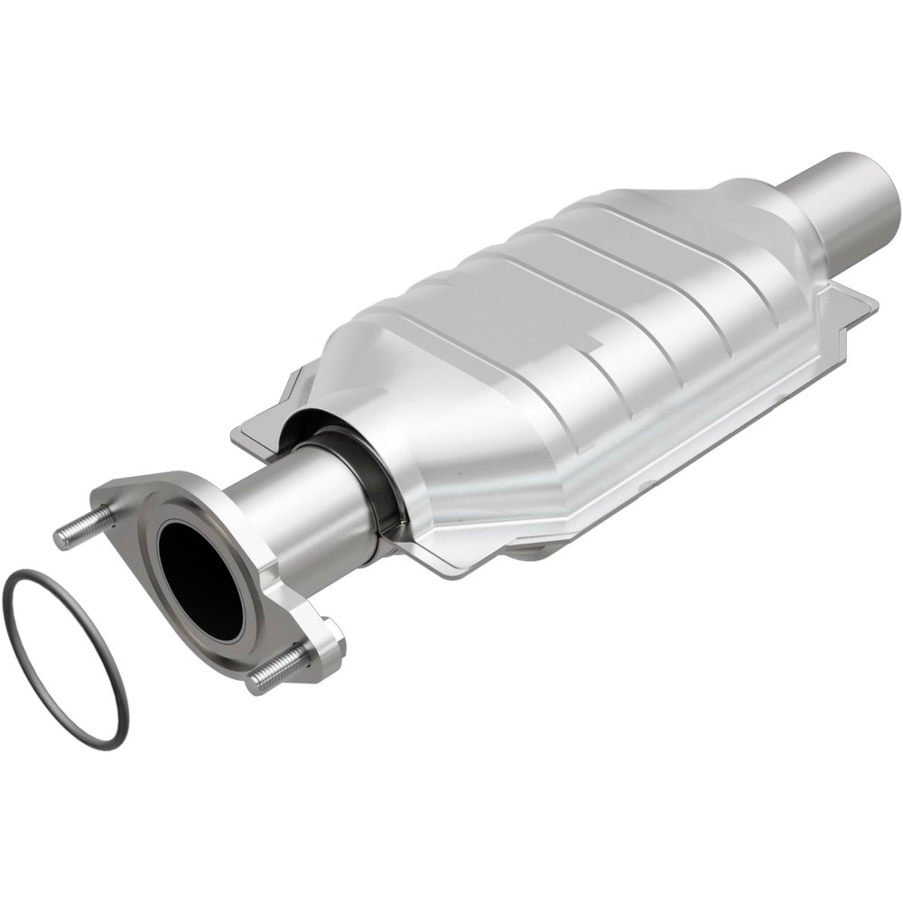 MagnaFlow Direct-Fit Catalytic Converter OEM Grade Federal/EPA Compliant 51896 - Stainless Steel 2.25in Main Piping, 18in Overall Length, No O2 Sensor - Fusion & Milan OEM Replacement