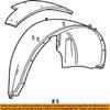 GM 23483776 LINER ASM-RR W/H view 2