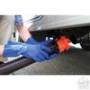 Camco Durable All Purpose RV and Camper Reusable Sanitation Gloves - Will Grip in Wet or Dry Conditions | Blue PVC Gloves - 1 Pair (40287) view 2