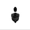GPM For Traxxas Slash 4X4 Upgrade Parts Aluminum Slipper Shaft Bearing Adaptor - 2 Pcs Black view 1