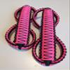 Happy Jeepinit Paracord Roll Bar Grab Handles for Wranglers - Neon Pink view 4