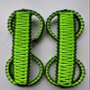 Happy Jeepinit Paracord Roll Bar Grab Handles for Wranglers - Gecko Green view 1