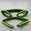 Happy Jeepinit Paracord Roll Bar Grab Handles for Wranglers - Gecko Green view 3