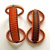 Happy Jeepinit Paracord Roll Bar Grab Handles for Wranglers - Orange view 2