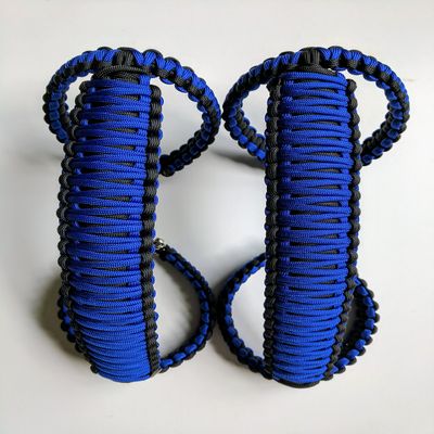 Happy Jeepinit Paracord Roll Bar Grab Handles for Wranglers - Ocean Blue