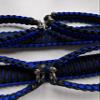 Happy Jeepinit Paracord Roll Bar Grab Handles for Wranglers - Ocean Blue view 3