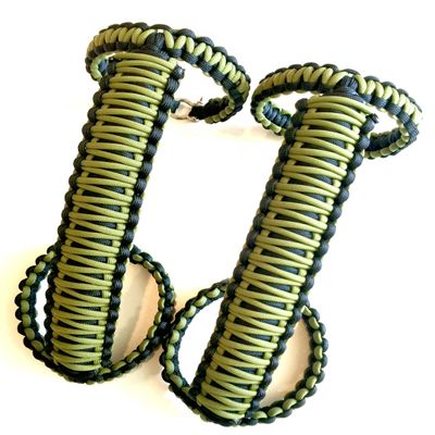 Happy Jeepinit Paracord Roll Bar Grab Handles for Wranglers - Commando Green