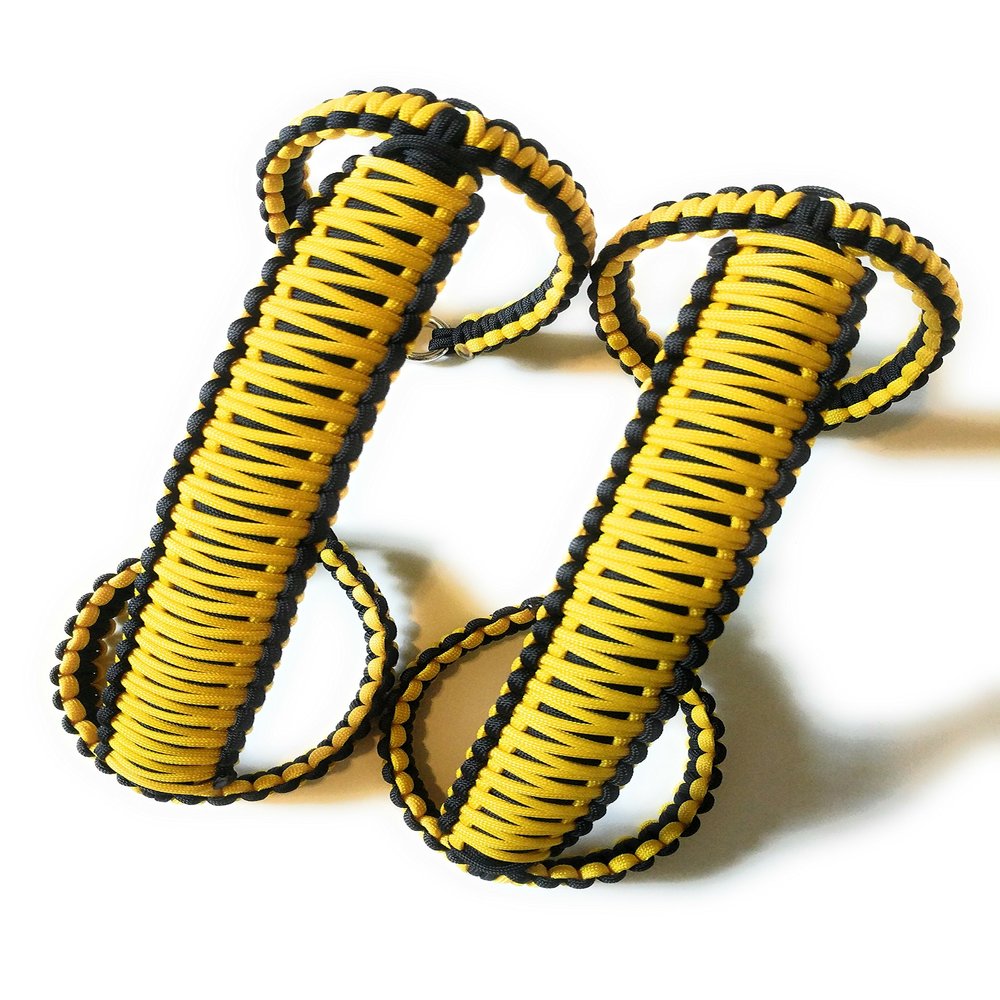 Happy Jeepinit Paracord Roll Bar Grab Handles for Wranglers - Yellow