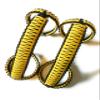 Happy Jeepinit Paracord Roll Bar Grab Handles for Wranglers - Yellow view 1