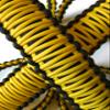 Happy Jeepinit Paracord Roll Bar Grab Handles for Wranglers - Yellow view 2