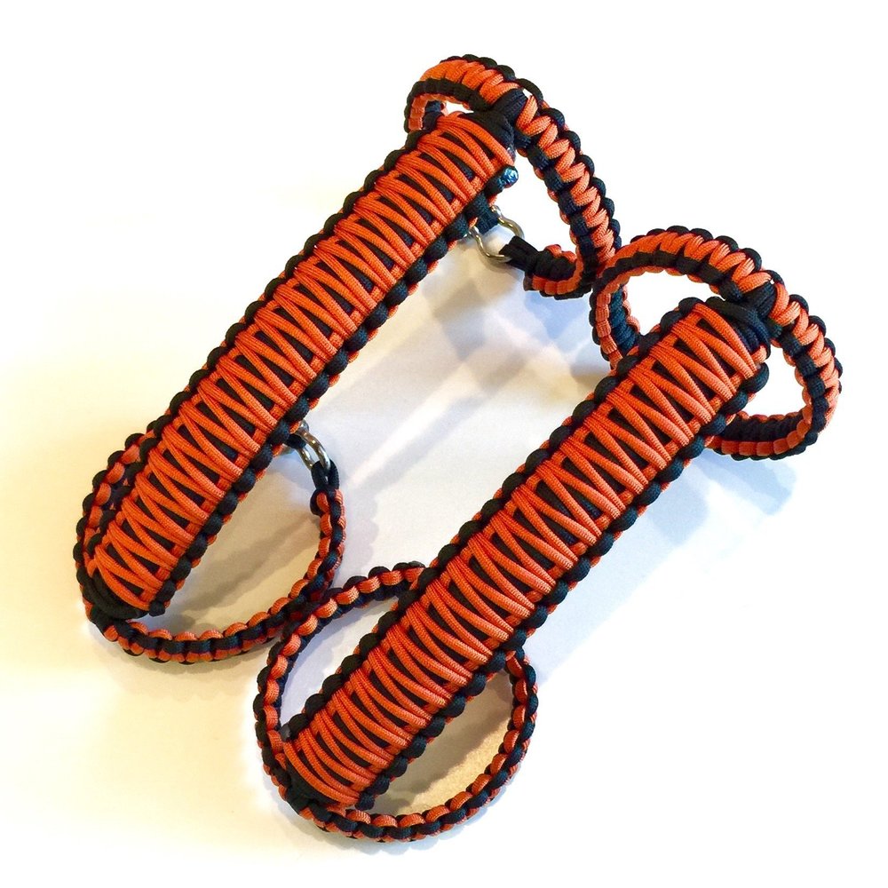 Happy Jeepinit Paracord Roll Bar Grab Handles for Wranglers - Burnt Orange