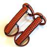 Happy Jeepinit Paracord Roll Bar Grab Handles for Wranglers - Burnt Orange view 1